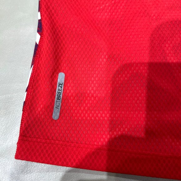 Asics Women's Medium Nation's Running top singlet Usa start red white blue NEW - Picture 12 of 14